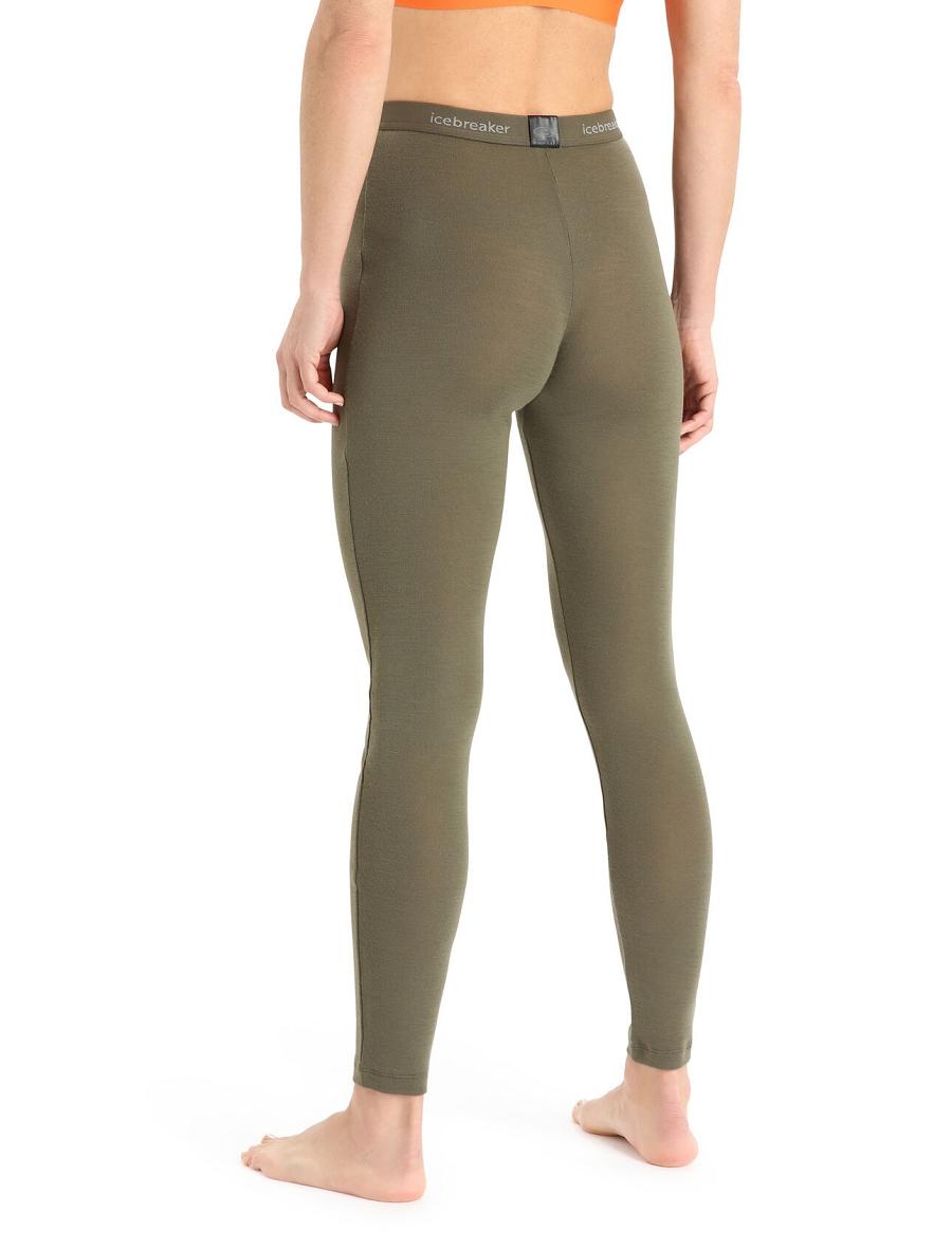 Loden Women's Icebreaker Merino 175 Everyday Thermal Leggings | USA 1544YXFU